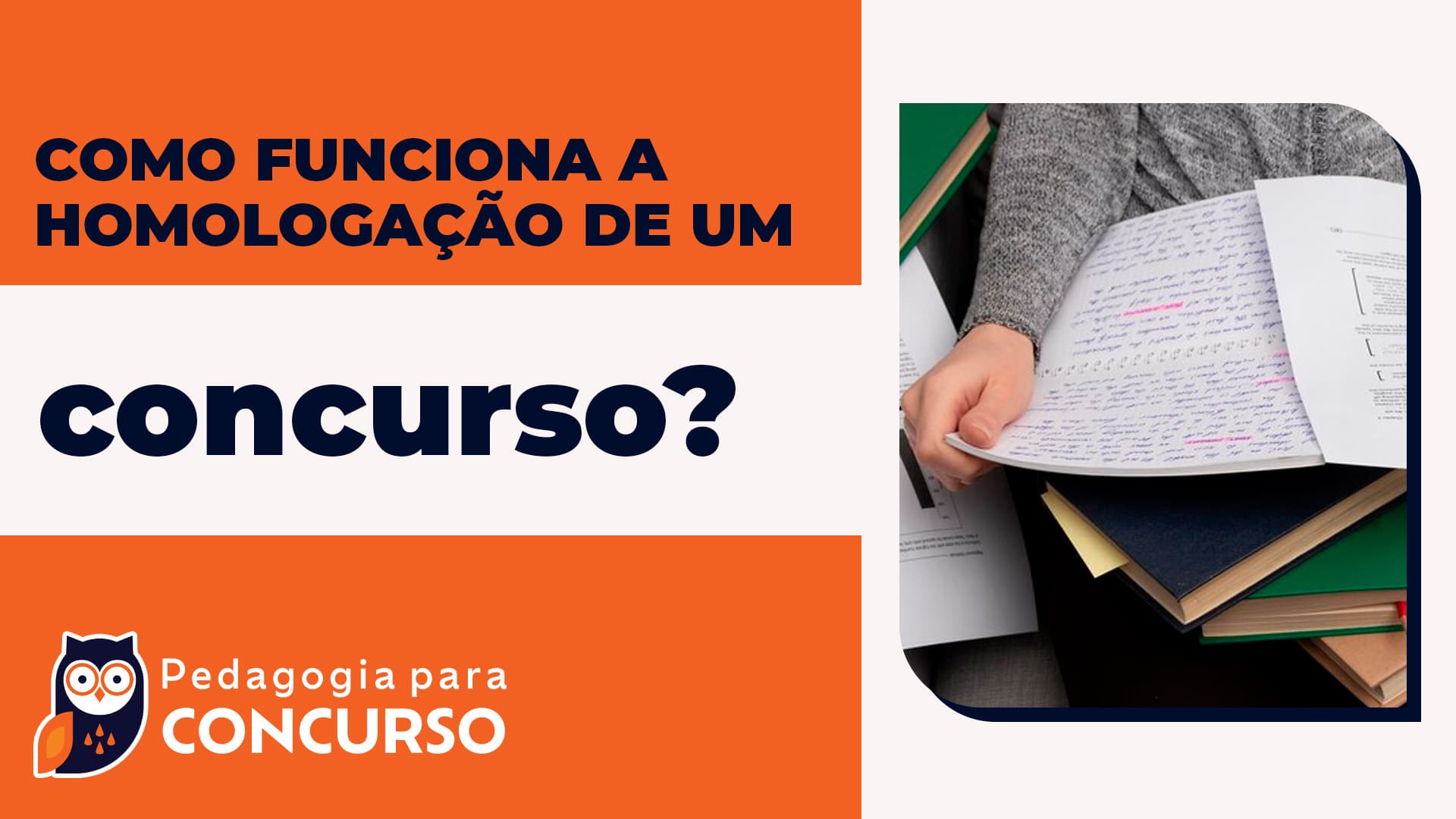 homologação de um concurso