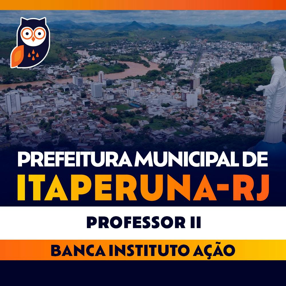Concurso Itaperuna RJ - Professor II