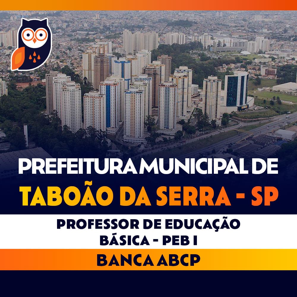 Concurso Taboão da Serra SP - Professor de Educação Básica - PEB I