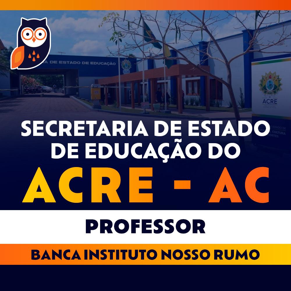 Concurso SEE AC - Professor P2 - Educação Especial