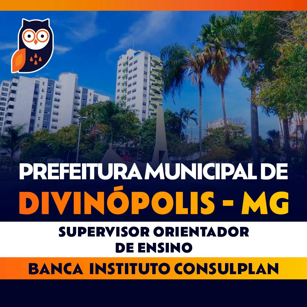 Concurso Divinópolis MG - Supervisor Orientador de Ensino