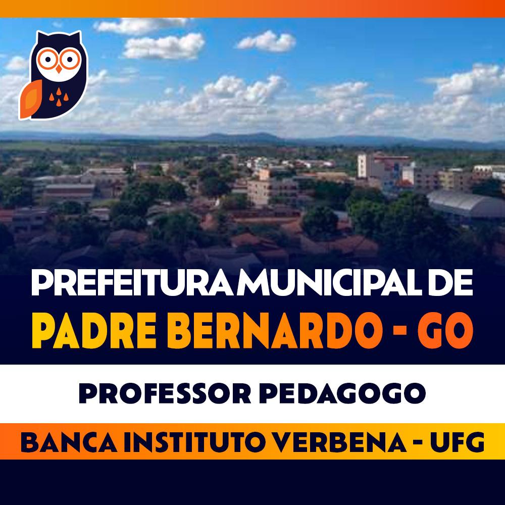 Concurso Padre Bernardo GO - Professor Pedagogo