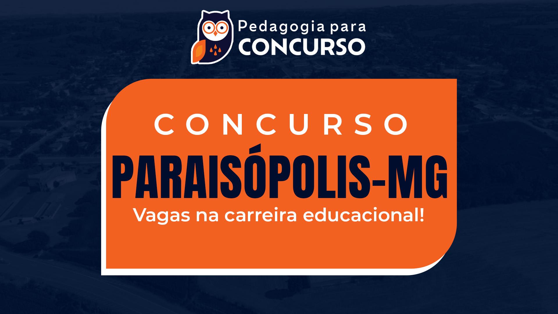 concurso paraisópolis mg