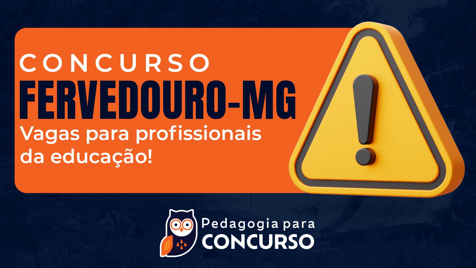 concurso fervedouro mg