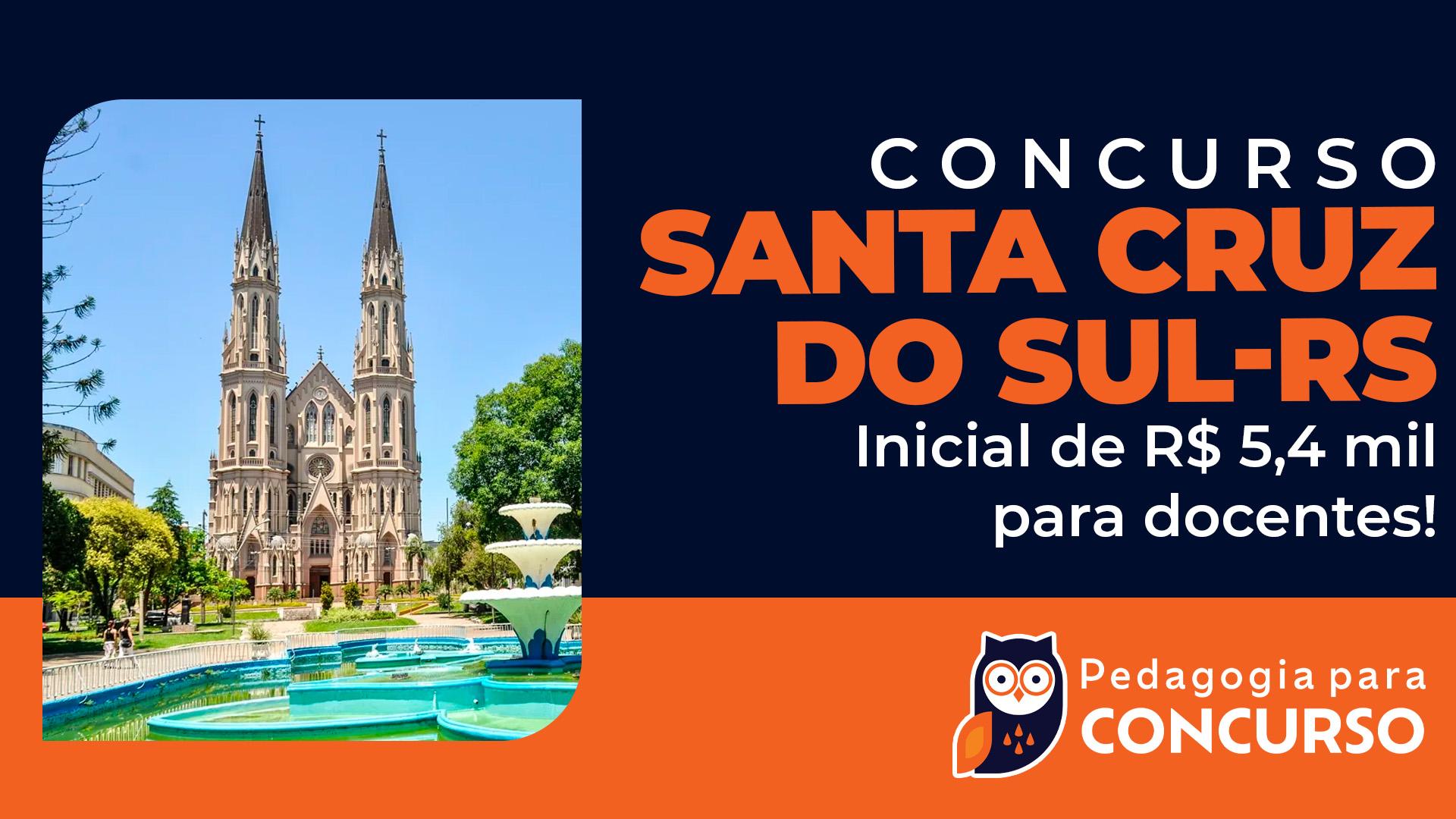 concurso santa cruz do