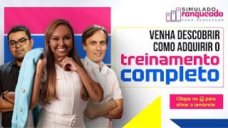 Venha descobrir como adquirir o treinamento completo |🥇Simulado Ranqueado para Professor